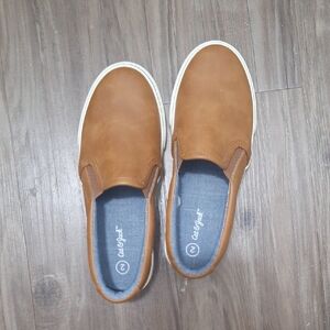 Cat & Jack Tan Slip-On Loafers